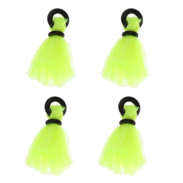 2x 4 Piezas de Espuma Flotante Kusrkot Indicador de Accesorios de Pesca con Mosca Color Amarillo