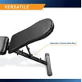 thumbnail image 3 of Banco de pesas Workout Utility Marcy SB-228 ajustable negro, 3 of 7