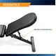 thumbnail image 3 of Banco de pesas Workout Utility Marcy SB-228 ajustable negro, 3 of 7