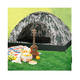 thumbnail image 4 of Tienda Casa Campaña Grande Camping 3 Personas Fácil Instalar Verde/ Blanco, 4 of 5