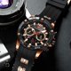 thumbnail image 5 of Reloj AIMES con correa de silicona impermeable con cronógrafo para hombre, 5 of 6