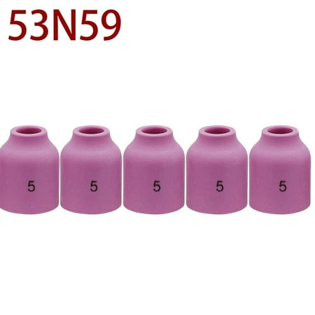 

5Pk Tig Gas Lens Alumina Nozzle Ceramic Cup for Sr Wp- 9/20/25 Tig Welding Torch