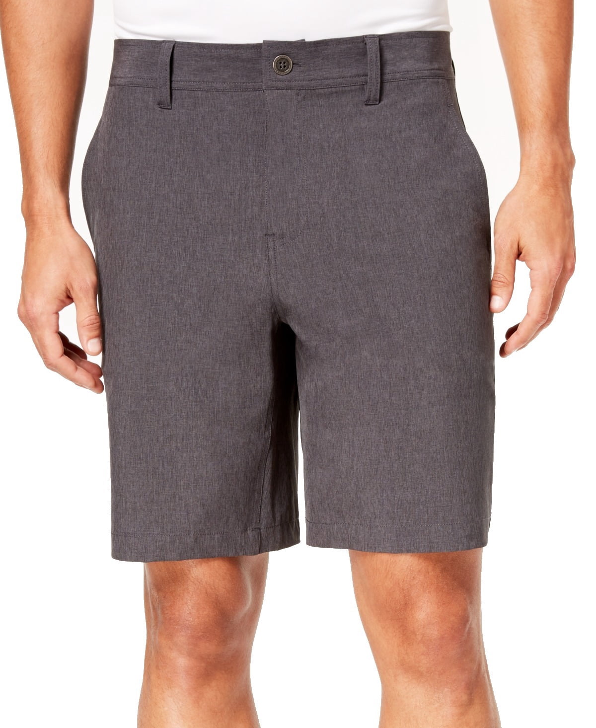 Mens Shorts Dark Button-Front 