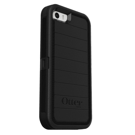 OtterBox Defender Series Pro Phone Case for Apple iPhone 5, iPhone 5S, iPhone SE (1st Gen) - Black
