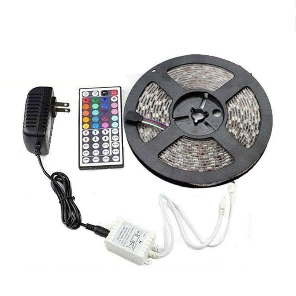5M Waterproof Car Led Strip Light 3528Rgb Color Marquee With Controller