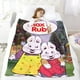 thumbnail image 5 of Max y Ruby anti-pilling, suave, ligera, esponjosa y acogedora de lujo para hogar y cocina – Perfecta para niños y adultos, 100 x 150 cm, 5 of 6