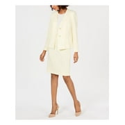 LE SUIT $79 Womens New Yellow Suit Casual Jacket 12 B+B