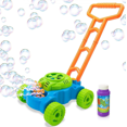 thumbnail image 4 of Bubble Mower Push Along Toy Lawnmower For Kids And Toddlers With Bubble Machine Soapy Solution Included, 4 of 5