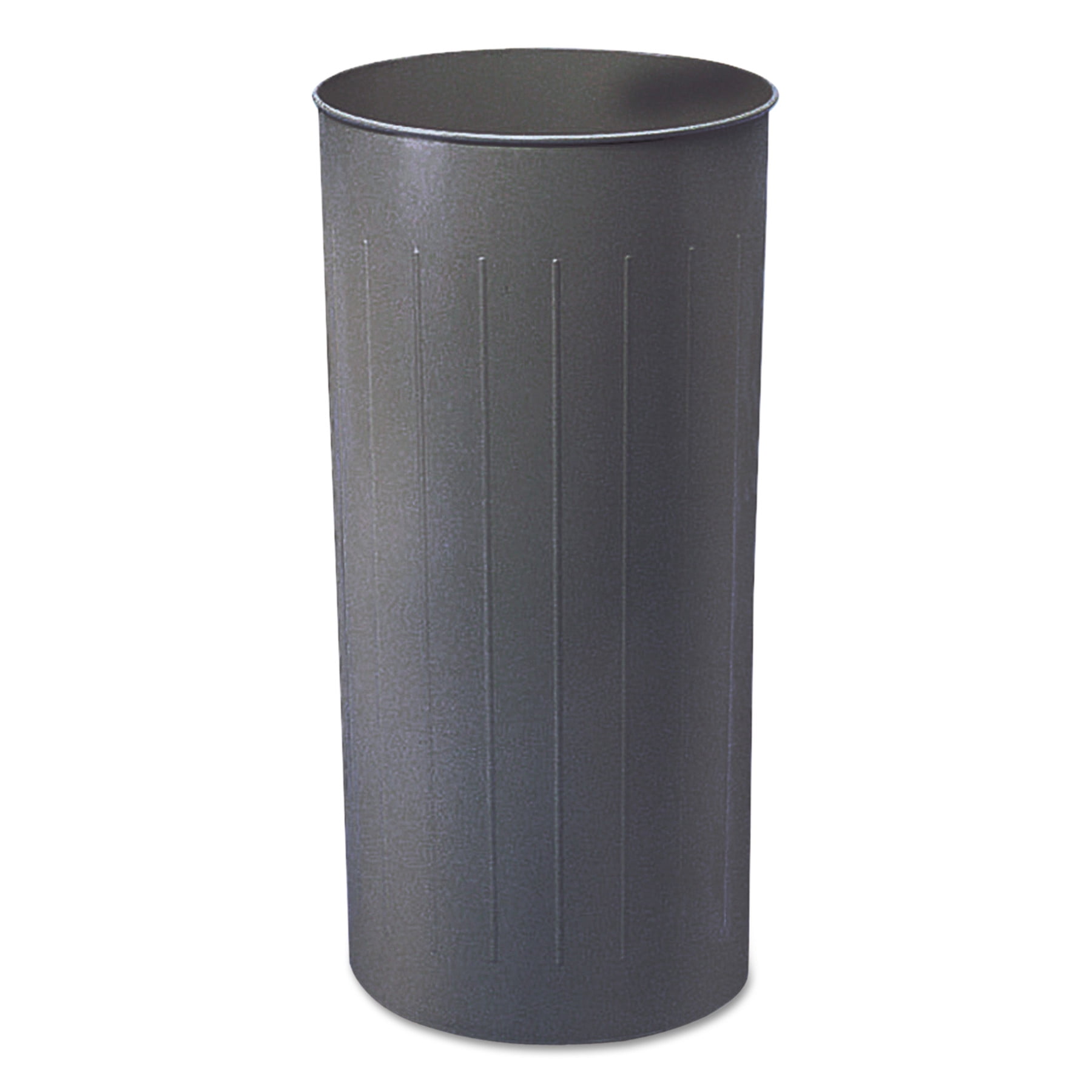 Safco Charcoal Round 20 Gallon Trash Can (Set of 3)