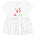 thumbnail image 3 of Inktastic My Lola and Lolo Love Me Grandchild Girls Baby Dress, 3 of 5