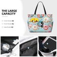 thumbnail image 3 of Fotbe Colorful Donut Bolsa de Viaje para Playa - Resistente al Agua, Bolsa Tote de Gran Capacidad y Ligera con 7 Bolsillos para Mujeres y Hombres, 3 of 7