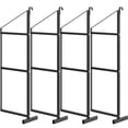 thumbnail image 1 of QinaQin Adjustable 3-Tier Shipping Container Shelf Brackets, 1100LBS Capacity, 22 Inch D x 60 Inch H, Powder-Coated Steel with Removable D-Ring, 1 of 7
