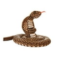 thumbnail image 1 of Peluche de serpiente de 94 pulgadas, animal realista, serpiente para cumpleaños de niños y niñas marrón oscuro, 1 of 10