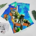thumbnail image 4 of Apex Legends Octane Casual Short Sleeve Shirt Lapel Collar Shirt Summer Beach Shirt 7XL, 4 of 8