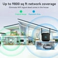 thumbnail image 4 of Zznnkj 2025 Fastest WiFi Extender Signal Booster for Home - Up to 9800 sq. ft Coverage 45 Devices, Easy Set Up WiFi Repeater Wireless Ultra-Stable Router Internet Booster with Ethernet Port, 4 of 8