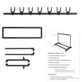 thumbnail image 4 of Multi Guitar Stand Rack, Folding Multiple Guitars Stand, Portable Guitar Holder, Guitar Display Holder for Guitar & Bass, Studio & Home  (5 Holder/7 Holder), 4 of 6
