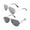 Black, variant on Lakihair 1 Pair Daisy Flower Kids Sunglasses UV Protection Polarized Sunglasses for Girls Boys