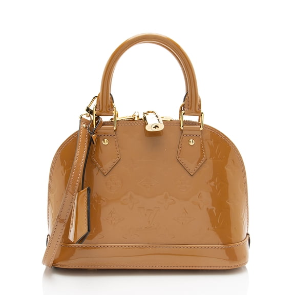 Pre-Owned Louis Vuitton Monogram Vernis Alma BB Satchel