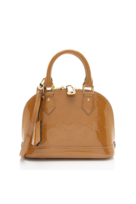 Pre-Owned Louis Vuitton Monogram Vernis Alma BB Satchel