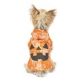 thumbnail image 5 of Vibrant Life Halloween Dog Clothes, Orange Jack-O-lantern Hoodie, for Dogs or Cats, Size XXS, 5 of 5