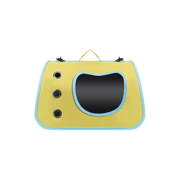 Leodye 1PCS Single-shoulder Portable Carrier, Foldable Travel Bag, Airline-approved Large Capacity Pet Backpack -15.75x10.24x10.24in