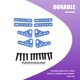 thumbnail image 5 of Vogacara Soporte de amortiguador de coche de Control remoto, modelo de amortiguador de estilo de coche, conjunto resistente al desgaste de actualización Kits de construcción modelo Azul Vogacara FN001137-03, 5 of 6