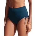 thumbnail image 5 of Bombacha de Bikini CRZ YOGA Cintura Alta con Lazos Laterales Ajustables Azul S, 5 of 5