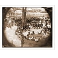 thumbnail image 2 of Historic Framed Print, Massaponax Church Va. Council of War: Gen. Ulysses S. Grant Gen. George G. Meade As, 17-7/8" x 21-7/8", 2 of 9