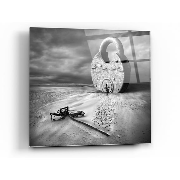 Epic Art 'Keyman' by Dariusz Klimczak, Acrylic Glass Wall Art, 24"x24"