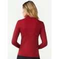 thumbnail image 2 of Sofia Active by Sofia Vergara Women’s Super-Soft Lux Zip-Up Jacket, 2 of 6