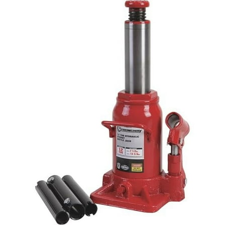 Strongway 12-Ton Stubby Hydraulic Bottle Jack