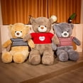 thumbnail image 5 of Peluche de oso de peluche Kawaii con amor para niños, muñeco de peluche de 80cm/100cm, suave, almohada, regalo de Navidad, 5 of 5