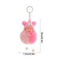 thumbnail image 3 of Llavero de peluche con forma de muñeca, accesorio para mochila escolar, colgante de poliéster, 3 of 6