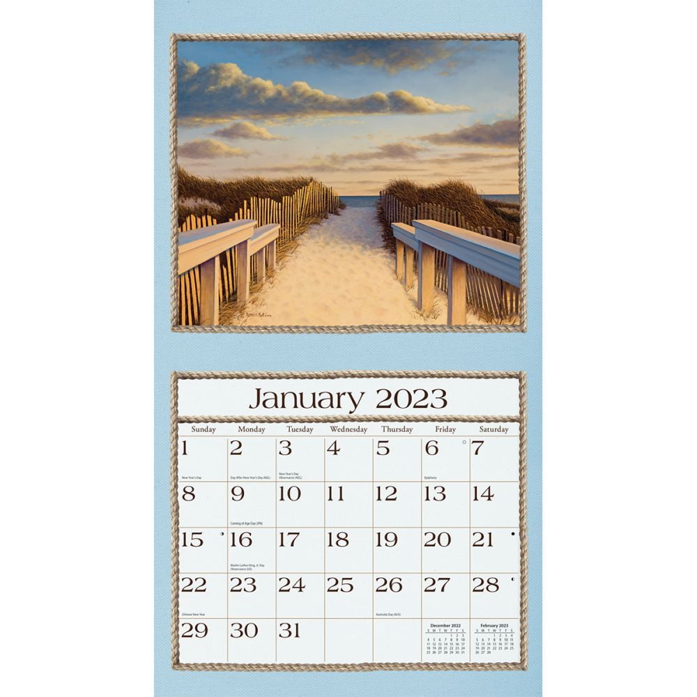 Seaside 2023 Wall Calendar (Calendar) - Walmart.com
