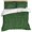 Green, variant on Dark Brown Duvet Cover Set, Vintage Country Monochrome Chocolate Color Soft Duvet Cover Full Size Bedding Set 4 Pieces, 1 Quiltcover and 2 Pillowcases with Zipper, 1 Bed Sheet for All Seasons