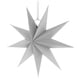 thumbnail image 4 of Estrella de papel 3D de 9 puntas para Halloween, Navidad, fiesta, hogar, jardín, decoración colgante Gris, 4 of 5