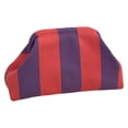 thumbnail image 2 of Bag Striped Clutch Purses for Women Woven Striped Dumpling Bag Summer Beach Evening Handbag for Mahjong Tile Vacation Supplies B, 2 of 6
