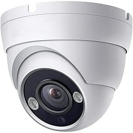 5MP Dome TVI CVI CCTV Surveillance Security Camera, 2.8mm 100° Wide Viewing Angle, 65ft IR Night Vision, Outdoor, Full Metal Housing, ONLY Compatible with 4MP, 5MP and 8MP DVR