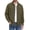 04-Army Green, variant on Men's Corduroy Jacket Long Sleeve Button Down Shirts Casual Shirt Jackets with Flap Pockets Black M
