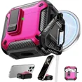 thumbnail image 1 of Case for AirPods Pro 3rd Generation with Phone Holder Compatible with Back Magnetic Suction Function Suitable for AirPods Pro 3 Protective Case, 1 of 6