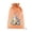 #0017-Orange, variant on Meggemo Easter Bunny Candy Gift Bags Drawstring Burlap Pouches Reusable Natural Party Favor Egg Hunt Toy Storage Sack Rustic Easter Treat Bags