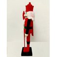 thumbnail image 2 of Cascanueces Navideño de 40 cm con Traje Rojo y Verde – Figura Decorativa Tradicional en Madera, Ideal para Decoración Festiva, Colección y Regalos en la Temporada Navideña, 2 of 5
