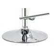 thumbnail image 2 of HomeRoots 248160 36-44 x 24 x 19 in. Gray Modern Swivel-Adjustable Barstool with Armrests, 2 of 2