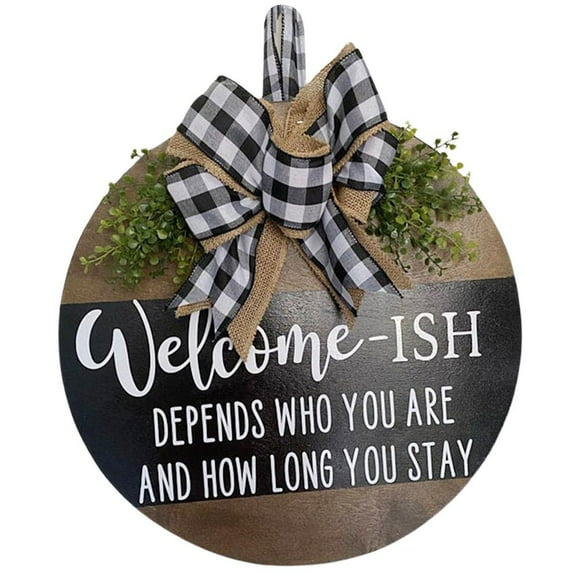 Welcome Sign Front Door Hanger Door Sign Welcome Sign Front Door Hanger Wooden Welcome Sign For Farmhouse Rustic Door Hangers Front Porch Decor