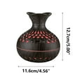 thumbnail image 3 of Todaioua Humidifier Aroma Machine Night Light 3-in-1, Wood Grain Flower Zen Humidifier, Large Capacity Mini Cold Fog Humidifier (Light Wood Grain Color), 3 of 9