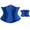 Blue, variant on Women's Satin Underbust Corset Bustier Waist Training Cincher Plus Size Corsets S-6XL