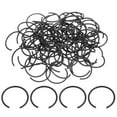 thumbnail image 1 of 80 Pack30mm Round Wire C-Clips, Internal Retaining Ring Circlip, Black, 1 of 6