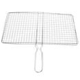thumbnail image 4 of ELAYARD Stainless Steel Barbecue Grill Basket for Camping and Outdoor Grilling, 1-Pack BBQ Accessory, 4 of 8