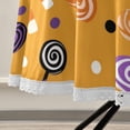thumbnail image 5 of Round Outdoor Tablecloth 60 Inch Dining Table Cover with Lace Trim & Umbrella Hole for Outside Party Camping Candy Canes and Spiral Lollipops, 5 of 8