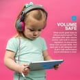 thumbnail image 5 of JLab JBuddies Studio 2 Kids Wired Headphones, Volume Limiter, Foldable, Adjustable, Mic, Noise Isolation, Grey/Pink, 5 of 6